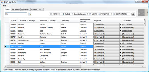 ICON-Contacts Screenshot